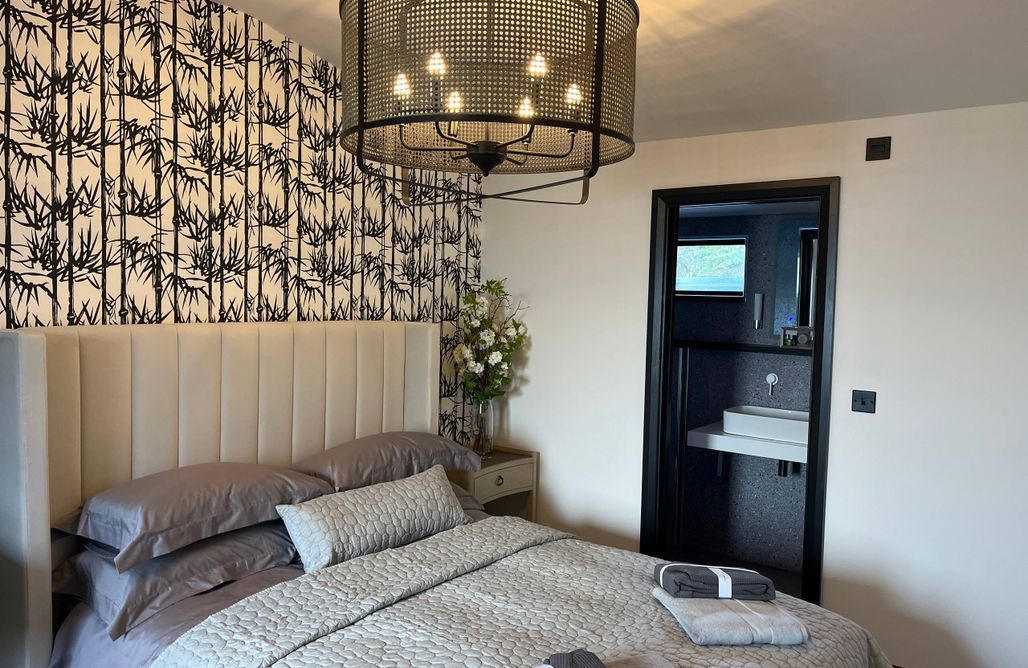 AlohaCamp Caban Tan Y Ffawydd with private wood fire hot tub 4