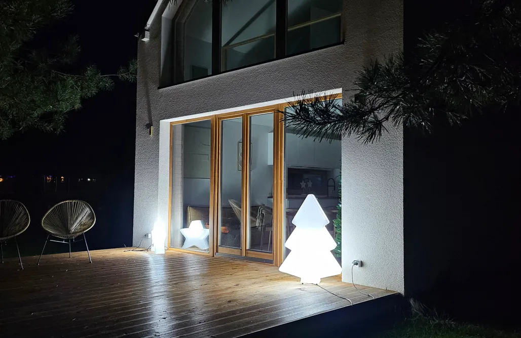 Domki Mielno Przytulny domek z kominkiem i prywatnym ogrodem pośród lasów 2