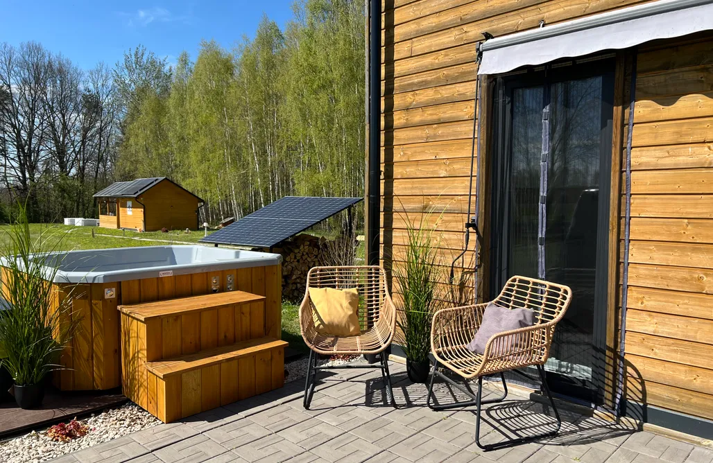 noclegi AlohaCamp Domek na Roztoczu Sauna & Jacuzzi 4