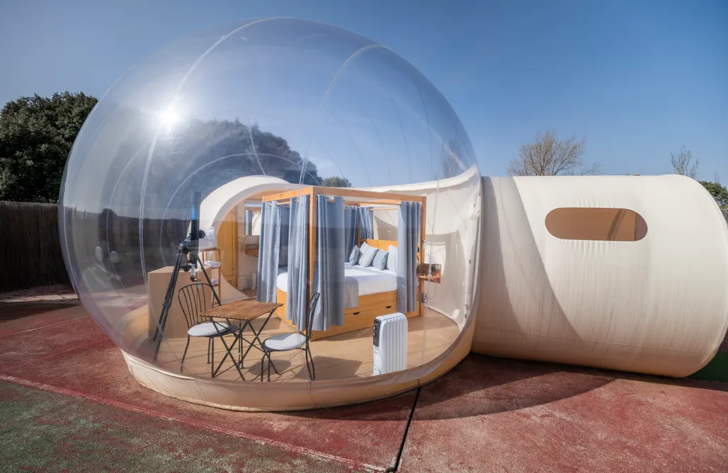 AlohaCamp KEPLER burbuja  baño interior 2