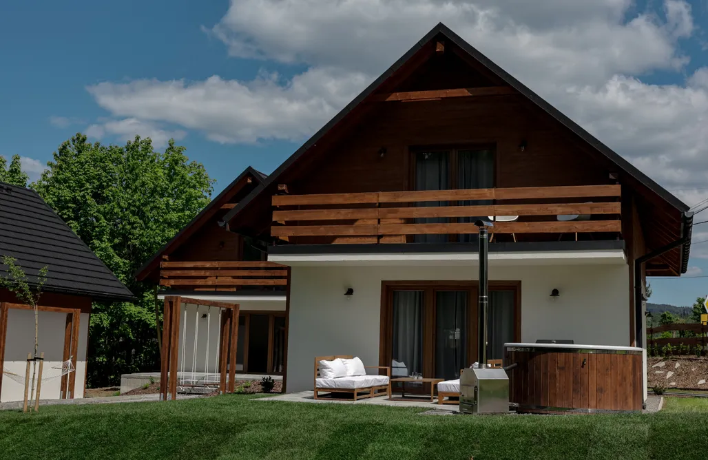 Kamesznica Domki Leśne Chatki - domki z balią w Beskidach 2