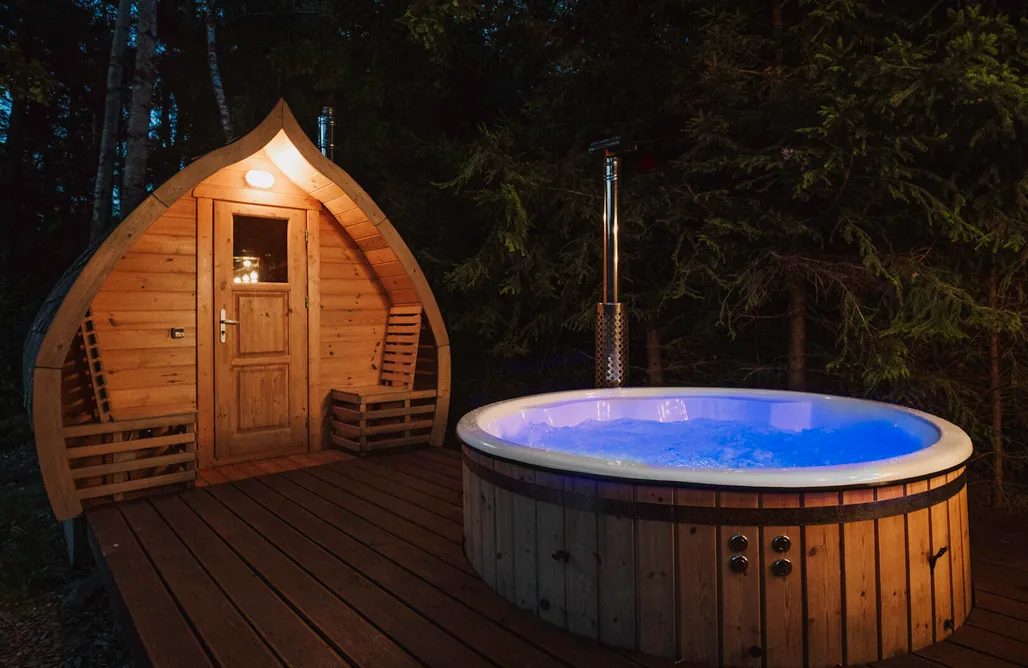 Roztocze Nocleg Chata w Leśnych Pieleszach - jacuzzi & sauna 3
