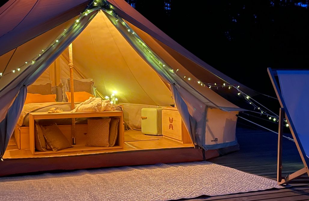 Camping Con Niños En Cataluña Xuriguera Bell Tent 3