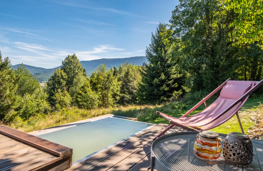 Bungalow Quelle joie mini - maison mobile avec vue sur les montagnes 3