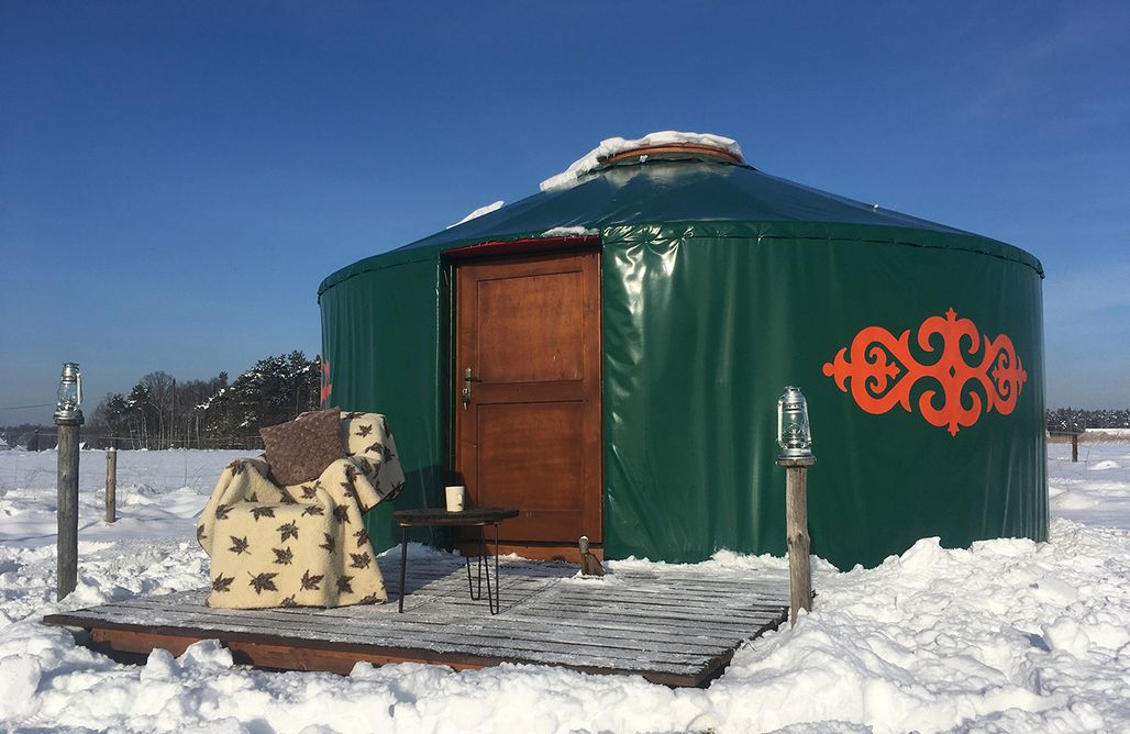 Patrzyków noclegi Dzika Jurta na Łebkach 3