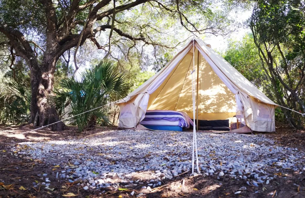 AlohaCamp accommodation Tulpa Cadiz - Bell Tent 2