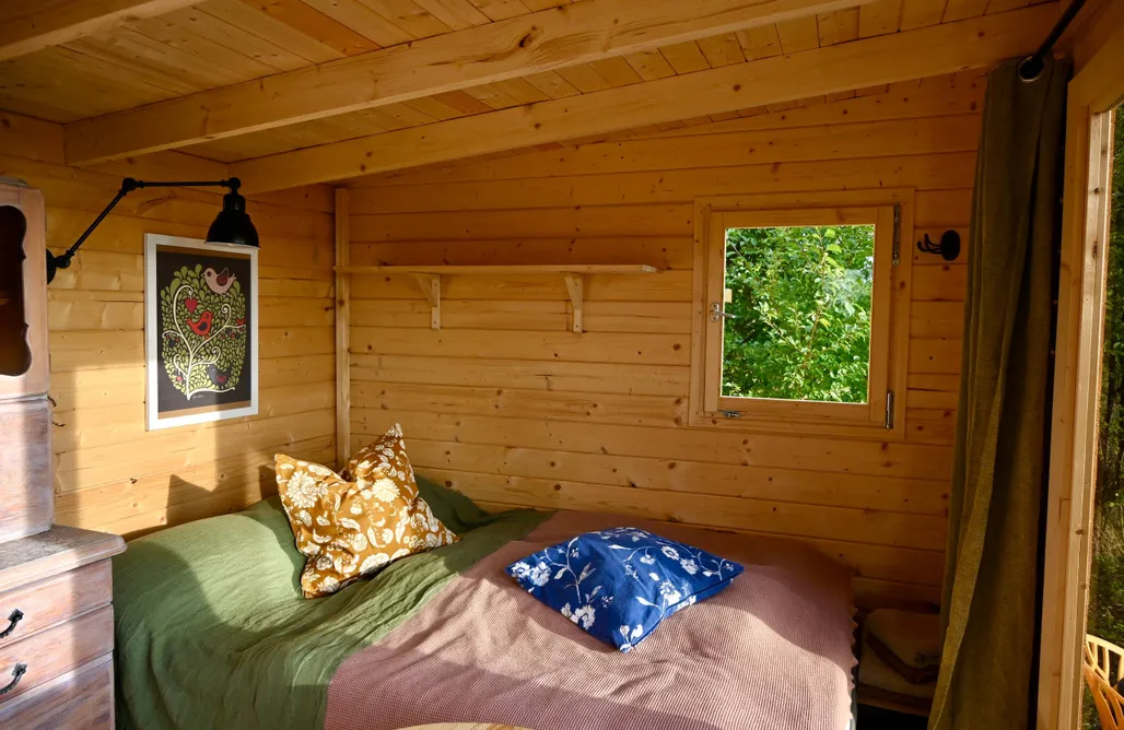 AlohaCamp Hüttchen ganzjährig nutzbar mit Kamin&Sauna 4