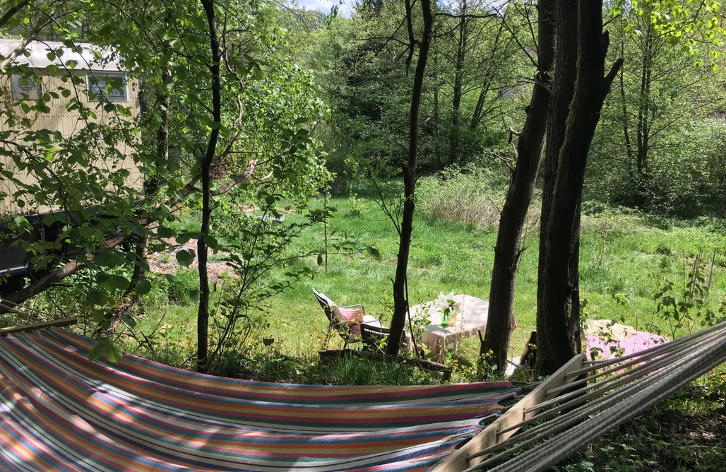 Unterkunft AlohaCamp Kuscheliger Muckelwagen im Wildgarten 4