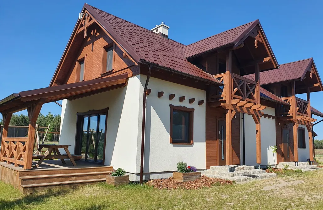 noclegi AlohaCamp Milochówka - Dom drewniany bliźniak 5