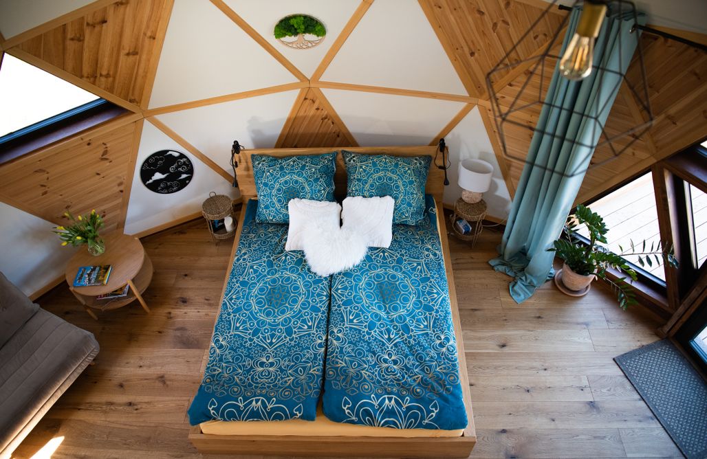 AlohaCamp Całoroczny domek kopułowy Żywioł Powietrza 4