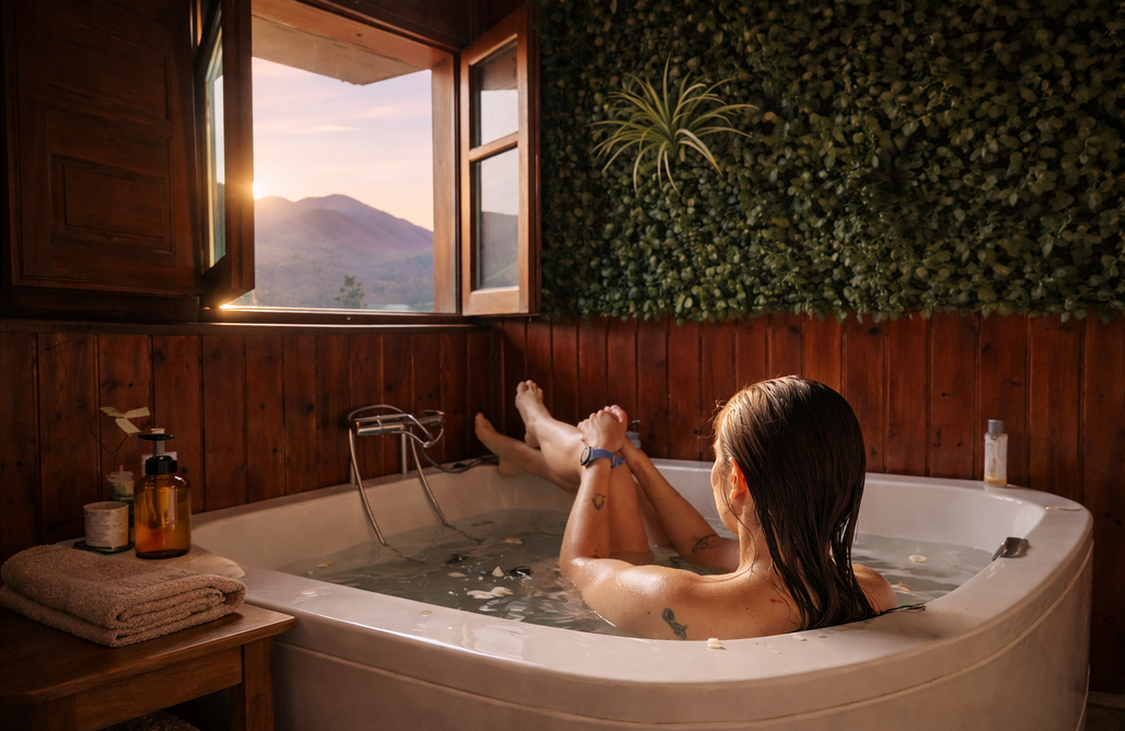 AlohaCamp , encantadora casita de montaña con jacuzzi 1