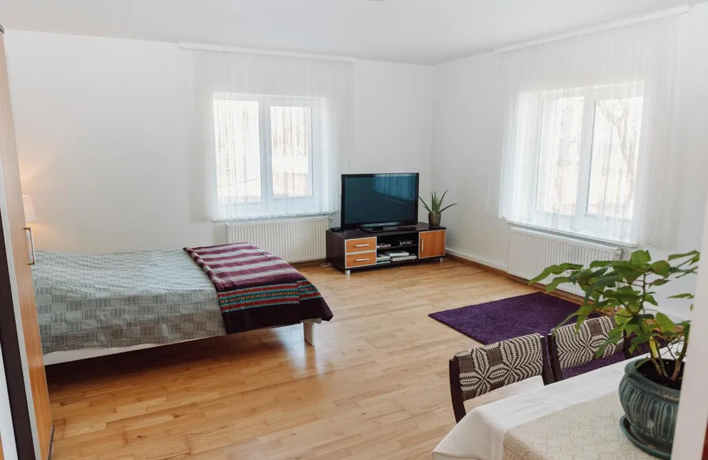 AlohaCamp Domek całoroczny nad jeziorem Gaładuś-Pokój Czteroosobowy 2