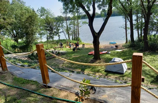 Image of Camper and Tent Pitch - Biwak Na Skarpie