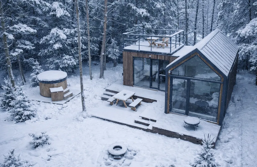 hebergement AlohaCamp Odpoczynek Pod Dębem z opcją Jacuzzii 3