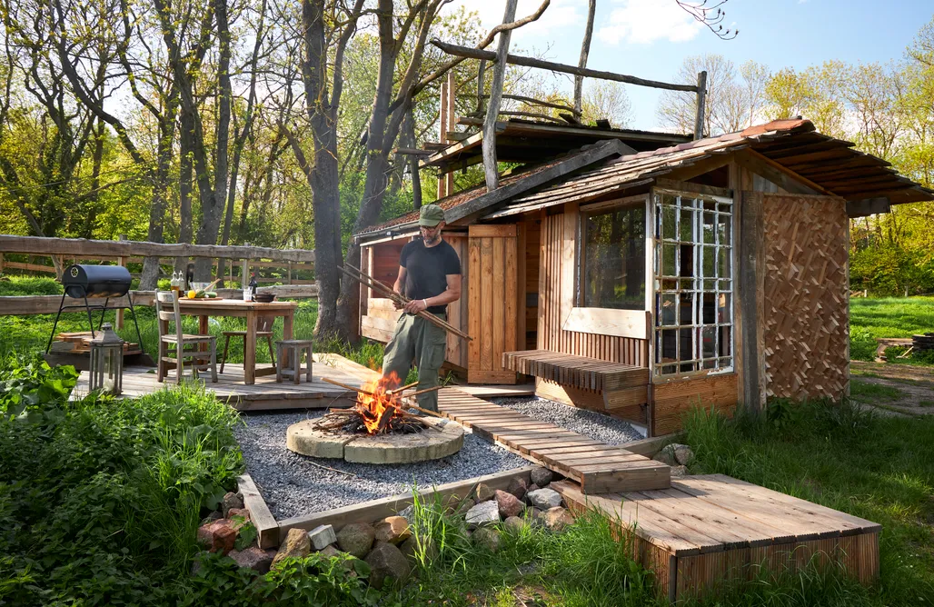 AlohaCamp Tiny House mit Pferdeblick 3