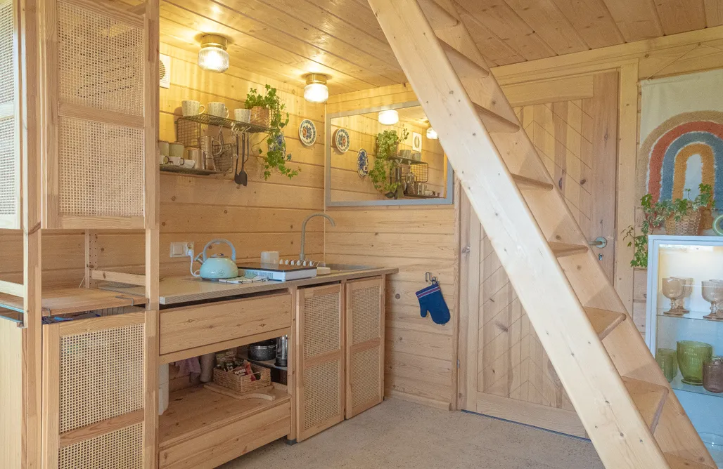 AlohaCamp Alemiło mini - tiny house z widokiem na góry  4