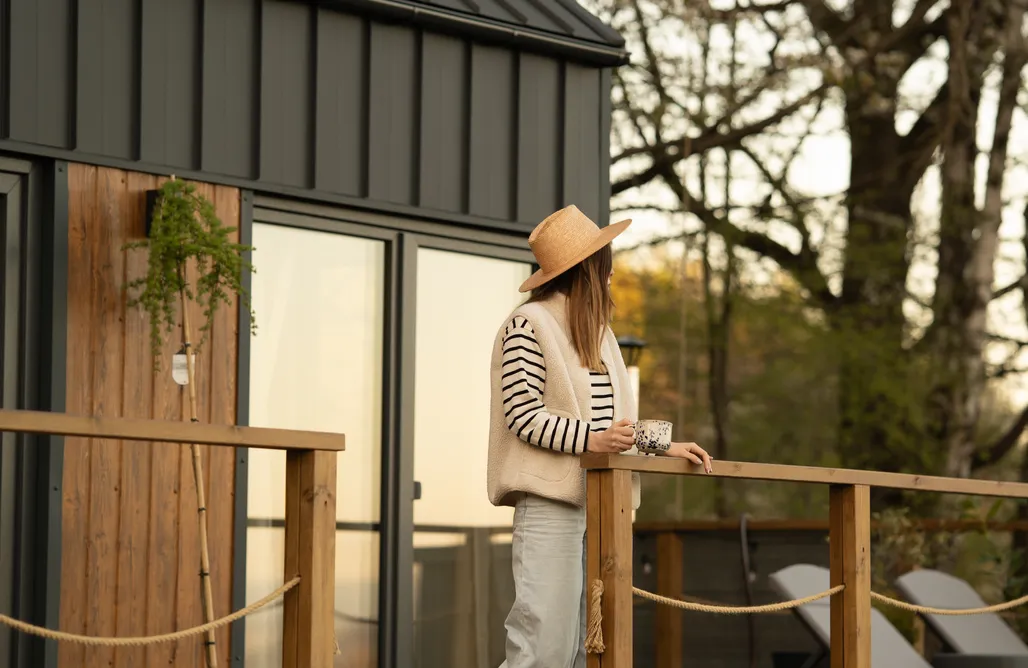 Tiny House Okno na Beskidy domek z balią , sauną i widokiem na góry AlohaCamp