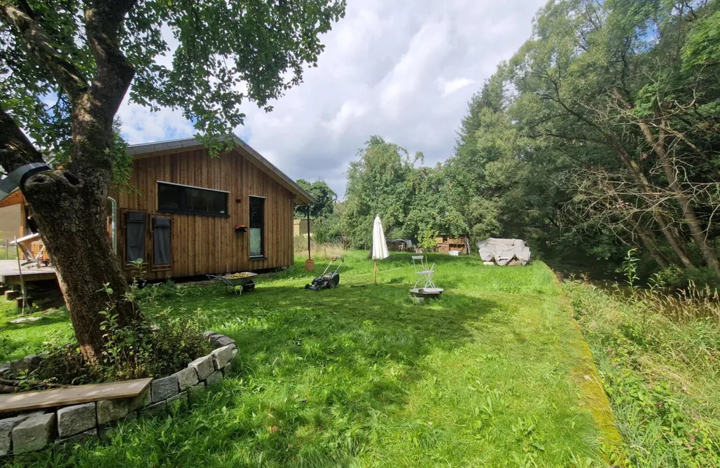 Unterkunft AlohaCamp Holzhaus mit Kamin - Am Forellenfluss 4