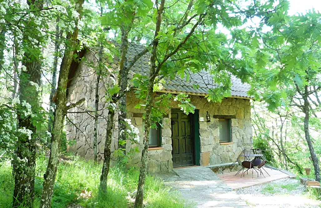 Cabaña con jacuzzi privado parejas Cáceres Cabaña Druir 2