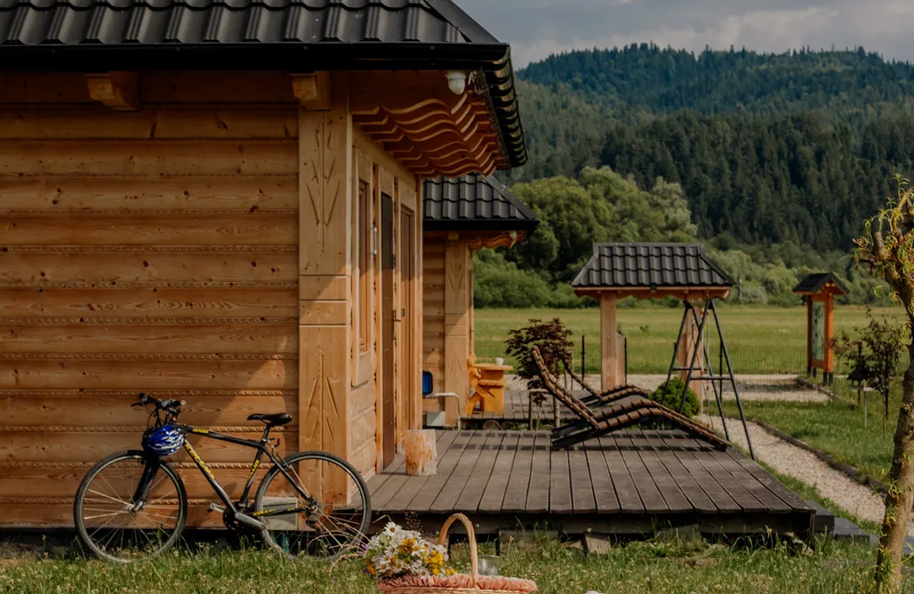 noclegi AlohaCamp Drewniana Osada w Górach Polne Domki 2