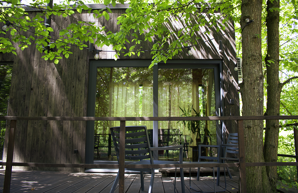 alojamientos AlohaCamp Carthome - wyjątkowy dom na kołach w otoczeniu lasu 5