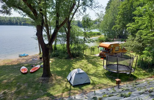Image of Camper and Tent Pitch - Biwak Na Skarpie