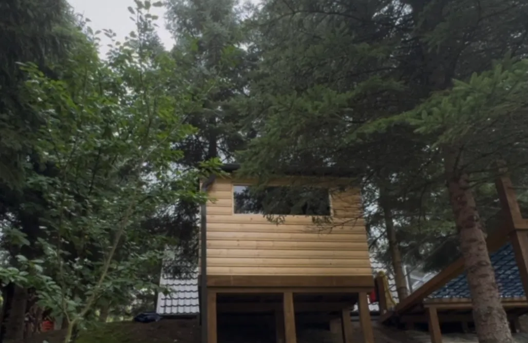 Jezioro Rożnowskie Noclegi Górski Drewniany Domek Premium SPA 1