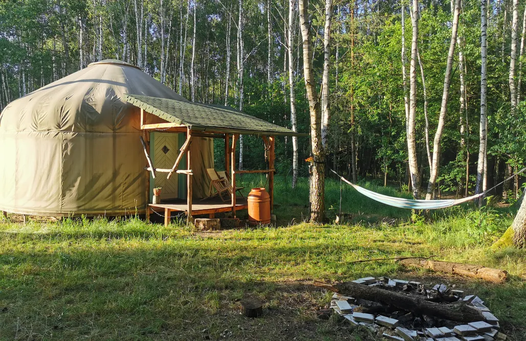 noclegi AlohaCamp Jurta Biały Las 4