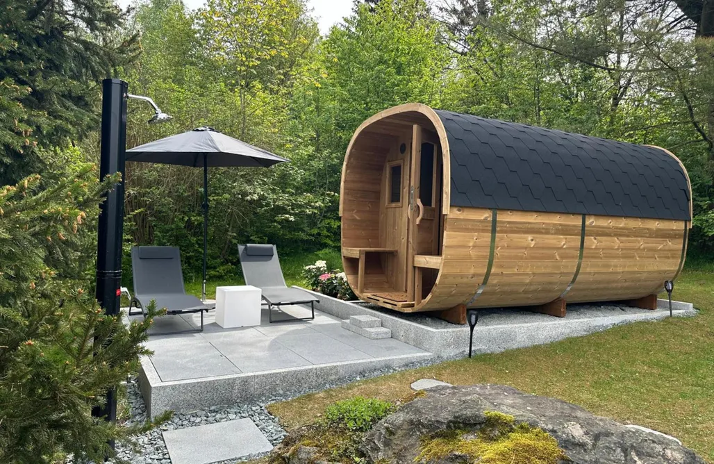 Ferienhaus mit Sauna Frankenwald Ferienhaus FourStars  3