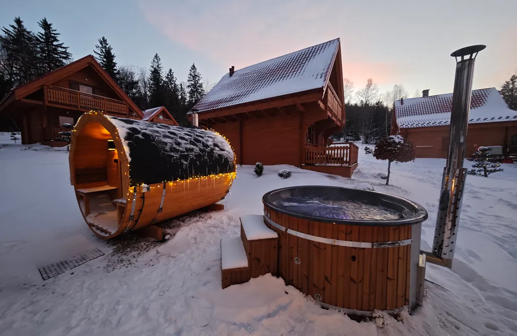 AlohaCamp Domek Trzy Jawory z prywatną balią i sauną 4