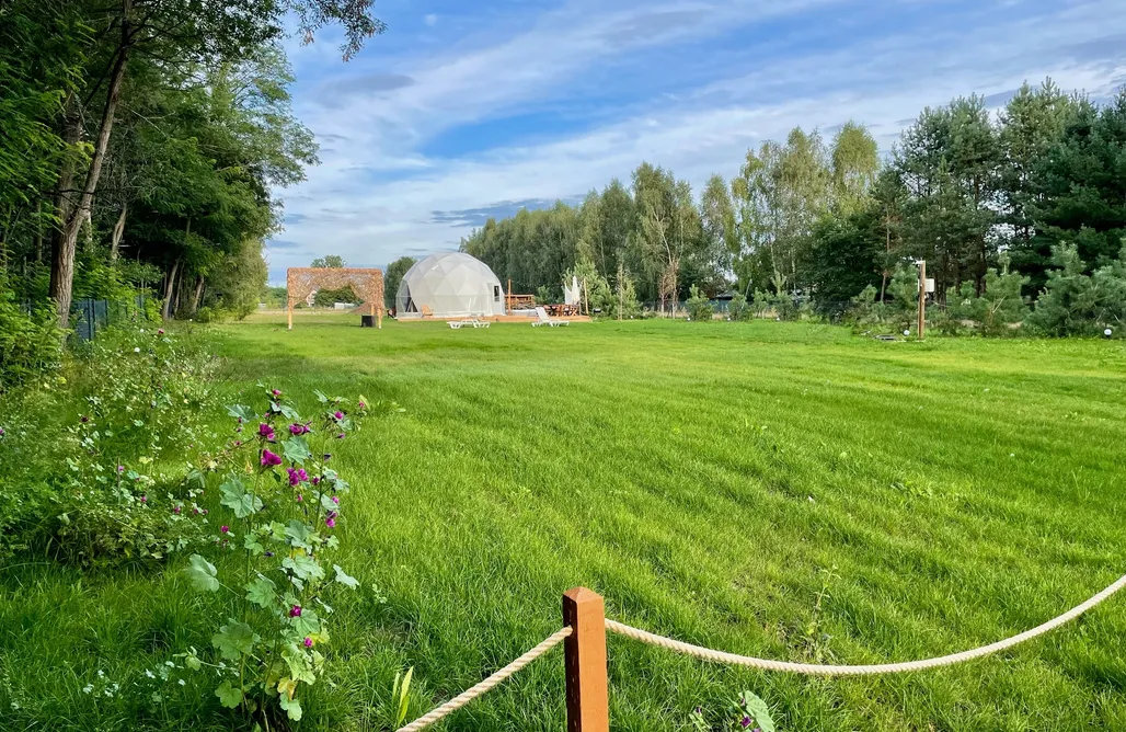 Gîte à La Ferme beGLAMP - glamping près de la forêt et du lac de retenue Próba 1