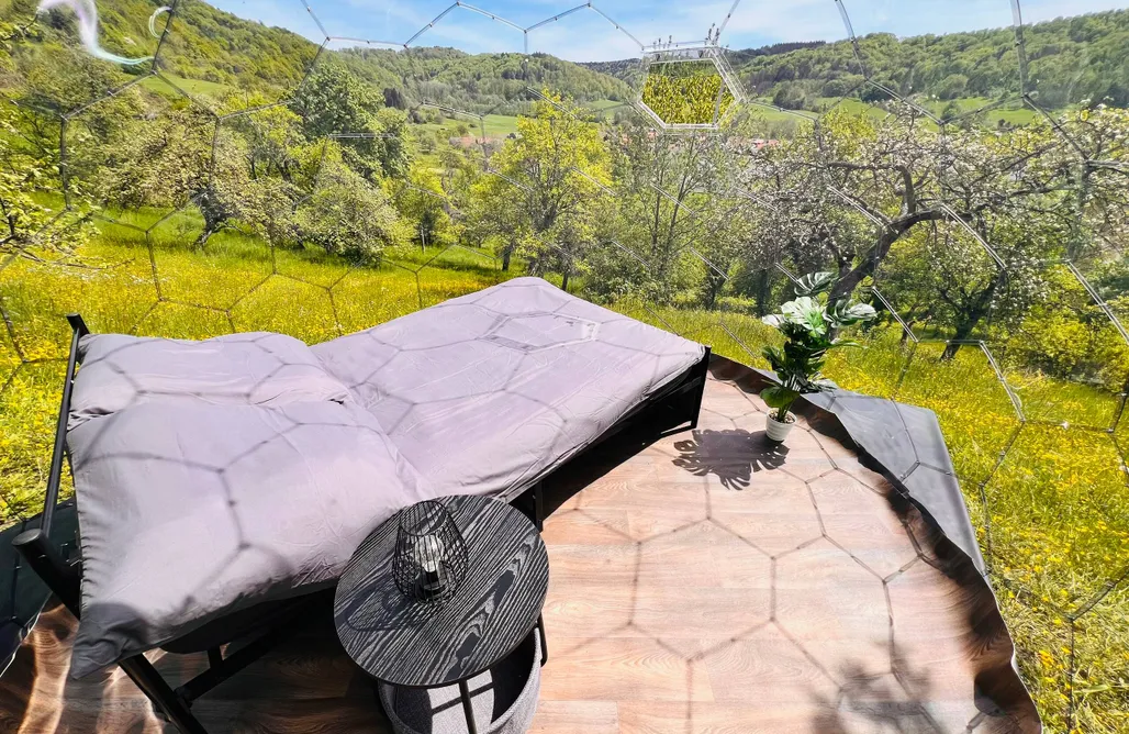 AlohaCamp Magisches Bubble-Tent im Auenwald 3