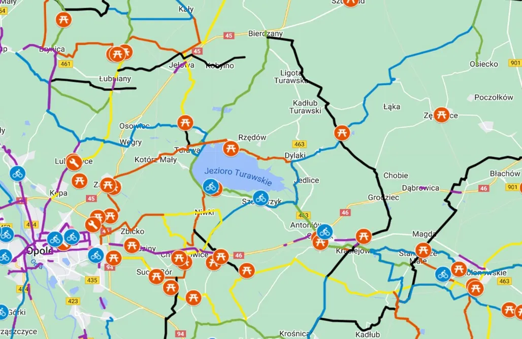 AlohaCamp Pole BIWAKOWE - miejsce kamper, przyczepa 1
