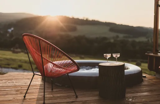 Zdjęcie obiektu wymarzONE domki- z prywatnymi jacuzzi i kominkiem