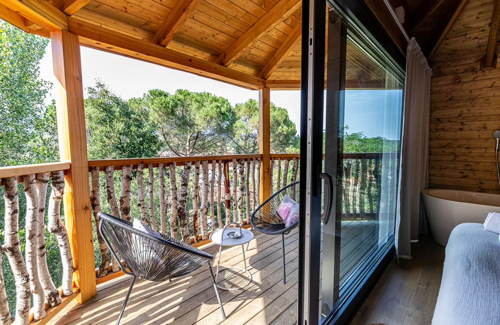 alojamientos AlohaCamp Les Suites: Cabañas en Montseny 1