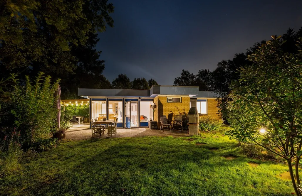 Ferienhaus am See mit privatem Seezugang Blauwe Boshuis mit Sauna 2