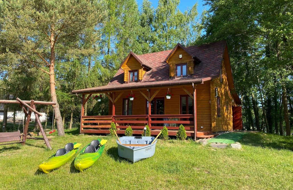 Noclegi Ostróda ⛵️ Domek Nad Jeziorem Mazury Winiec  2