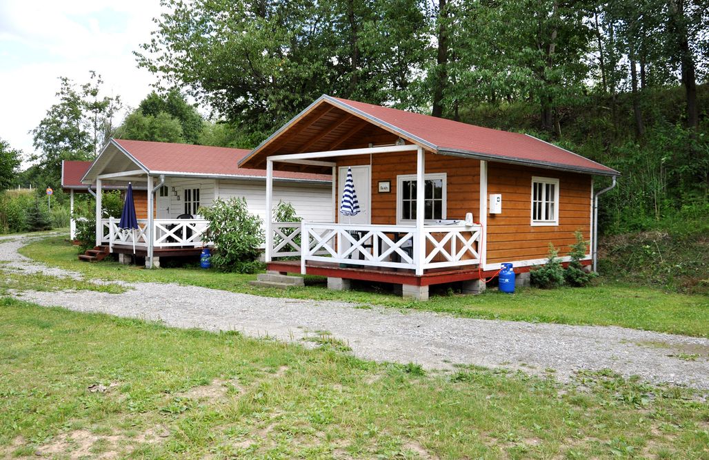 Sobótka Domki Domki drewniane nad brzegiem stawu 3