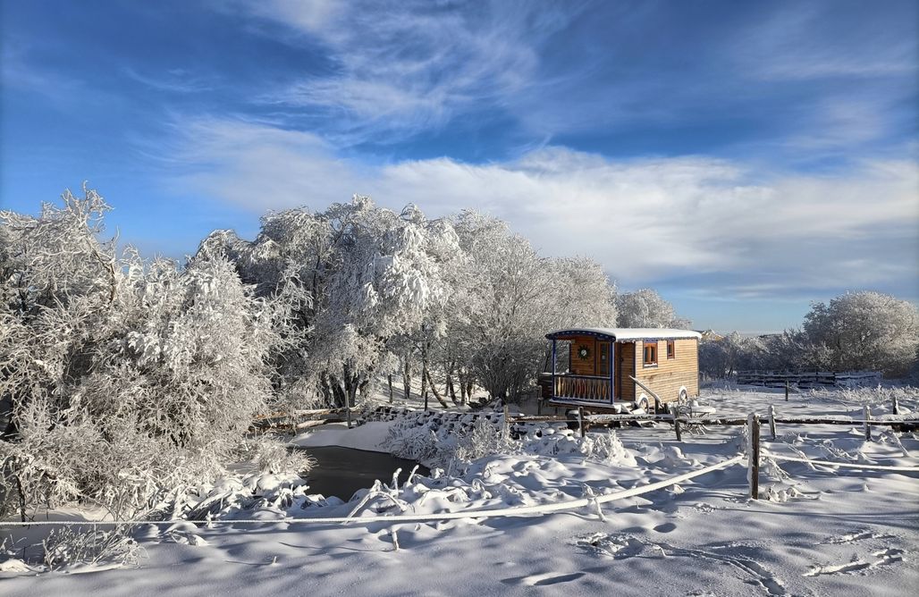 AlohaCamp Roulotte bleue "Teilha" 1