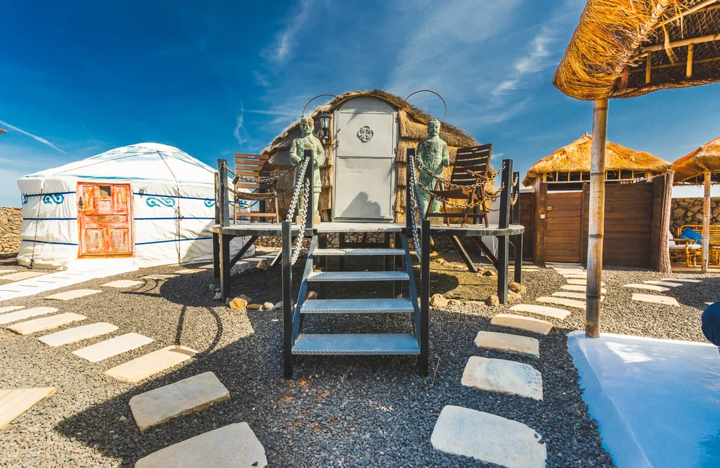 Eco Finca de Arrieta: The yurts AlohaCamp