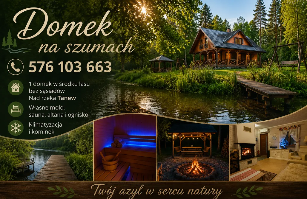 Agroturystyka Domki Domek na Szumach Leśniczówka na Roztoczu 3