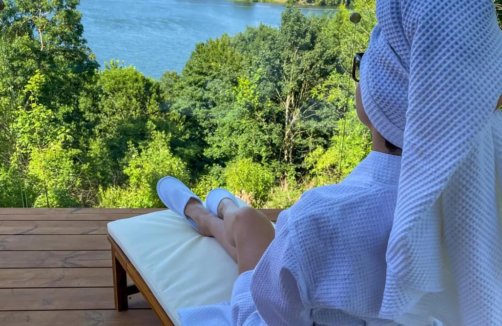 AlohaCamp accommodaties Złoty, a Skromny - Jacuzzi z Panoramą 4