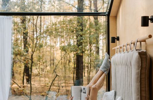 Zdjęcie obiektu UKOI Mikrozen w lesie - mały domek - Kręgi