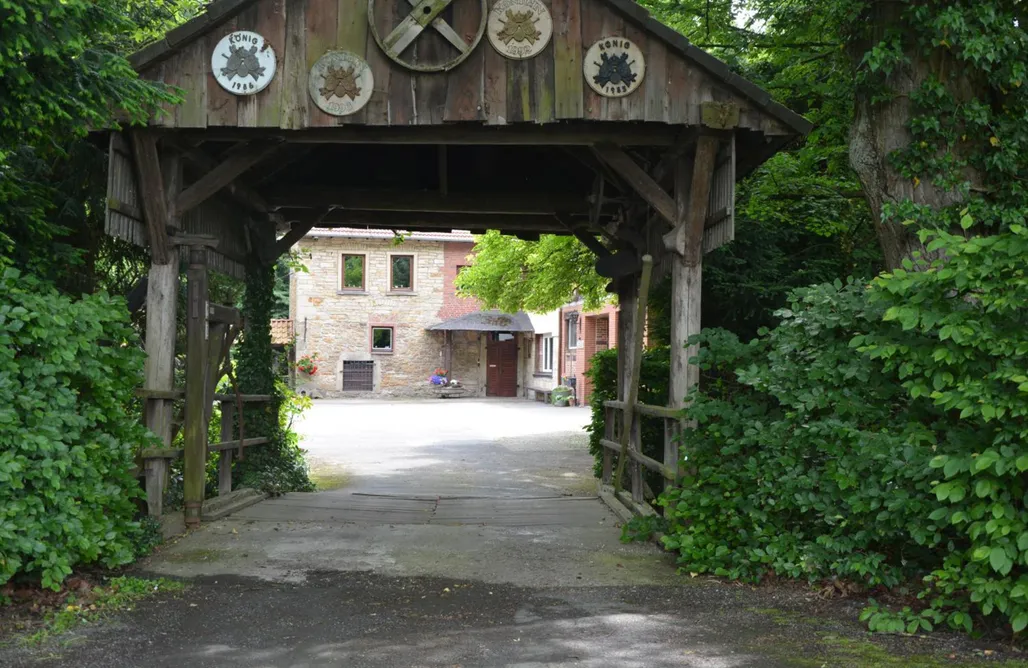 Unterkunft AlohaCamp Historische Wassermühle mit Wasserfall 5