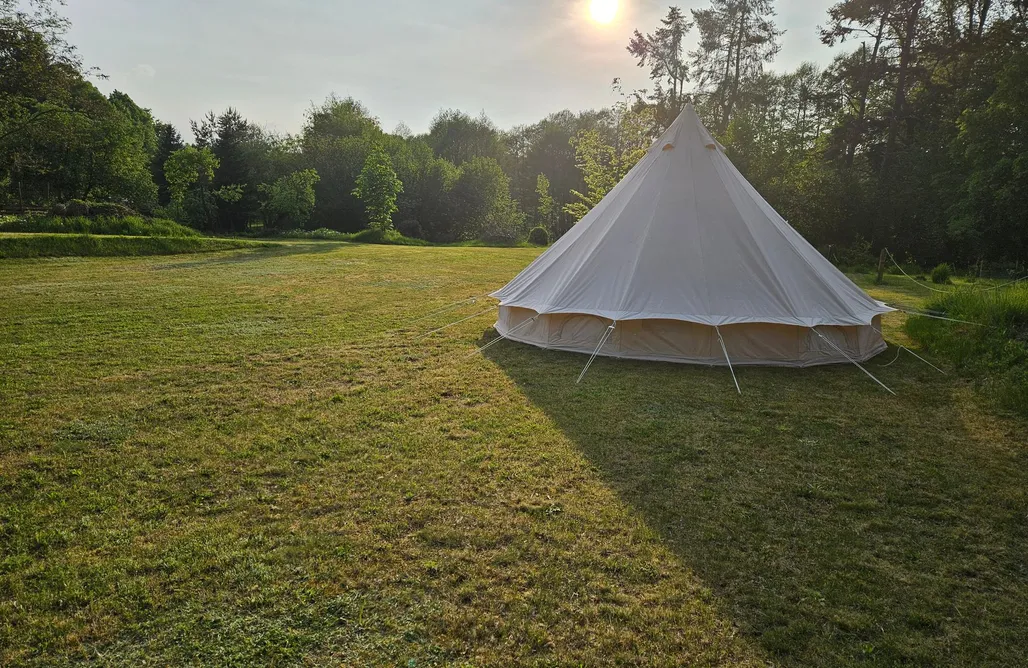 Romantisches Wochenende zu zweit Naturcamping Tipi/Jurte/Zelt/Glamping 2