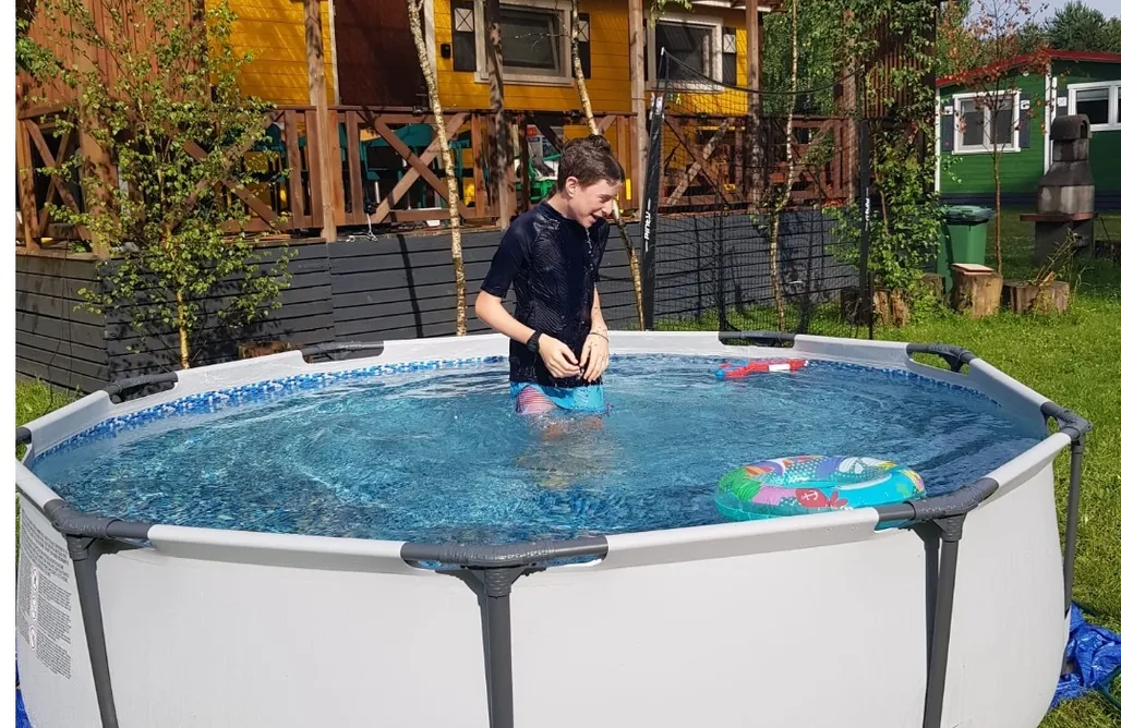 noclegi AlohaCamp Domek letniskowy zielony - całoroczny 1