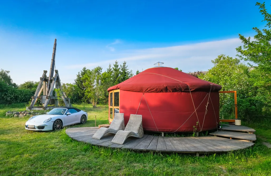 Borne noclegi Weinrote Jurte für Genießer (1 - 3 Pers.) 2