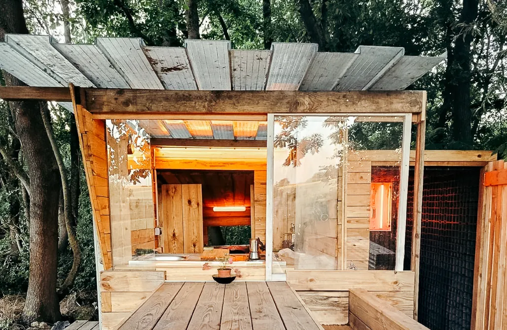 AlohaCamp Wohnwagen mit Pferdeblick (Tiny House) 3