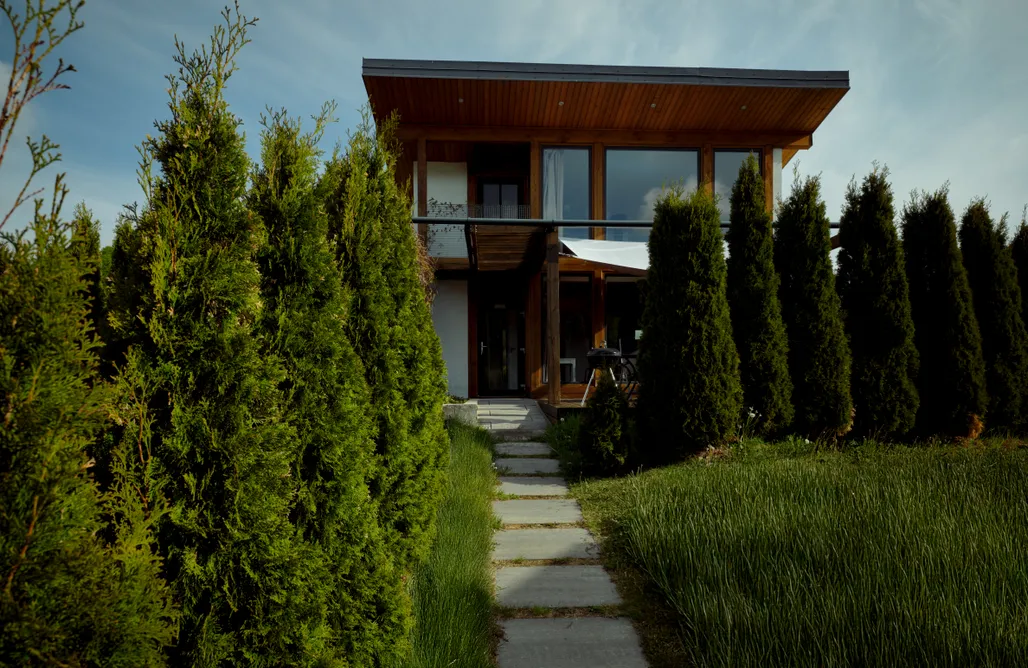 AlohaCamp Villa Wood Jacuzzi w łazience 1