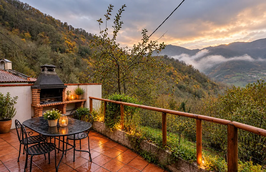 AlohaCamp Ablanu  Jacuzzi, vistas espectaculares, chimenea y barbacoa 1
